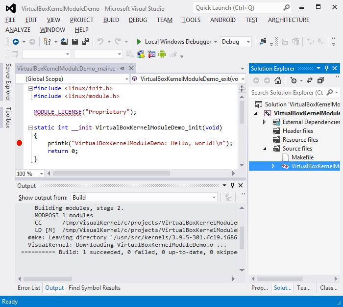 Debugging Linux Kernel with Visual Studio + VirtualBox – Sysprogs Tutorials