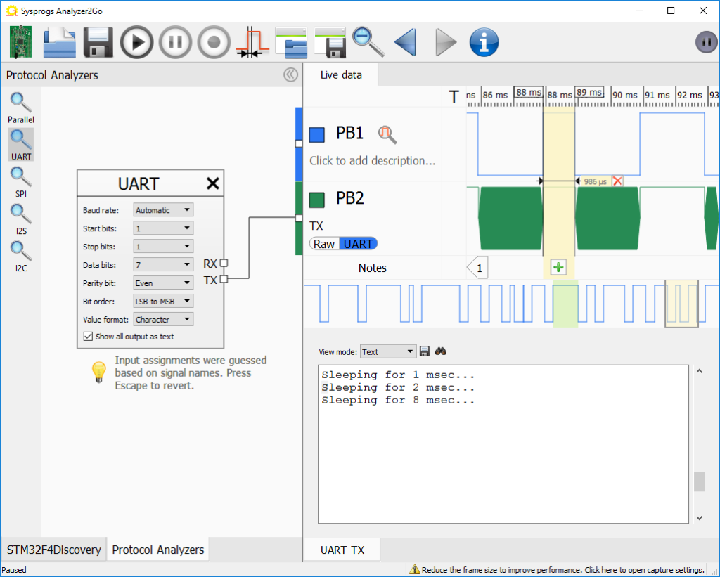 Decoding UART Output – Sysprogs Tutorials
